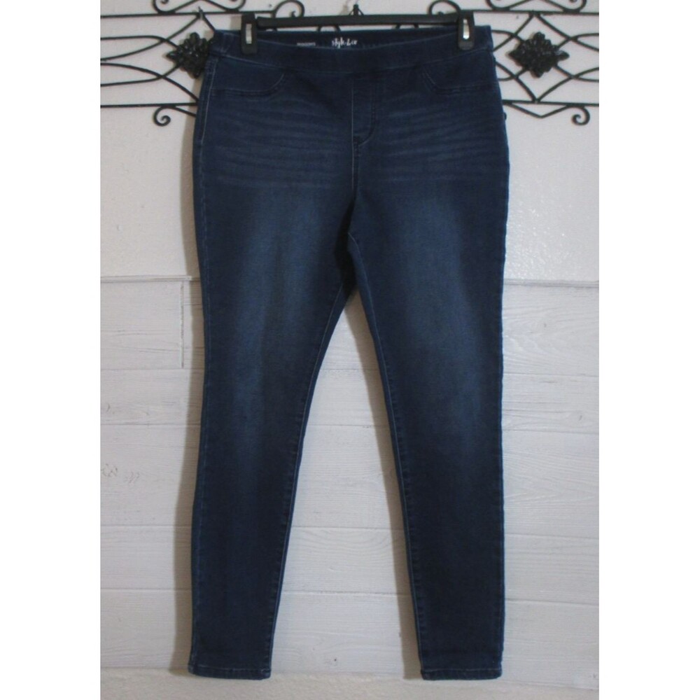 Style & Co Pull On Jegging Jeans Women's Size L Blue Stretch